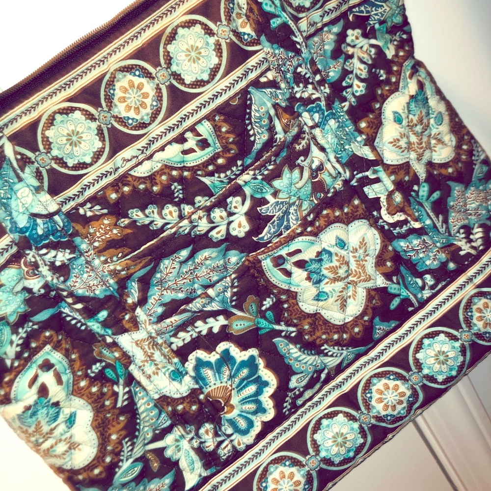 Vera Bradley bag brown, blue medium sized